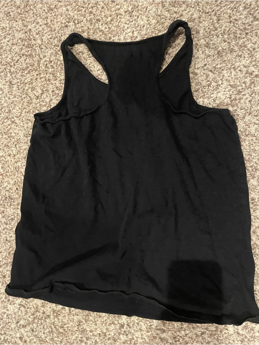 The Children's Place Black Tank with Chest Pocket